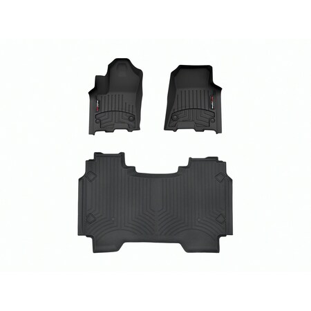 Weathertech Black, Front and Rear Floorliners 4418771-4414282