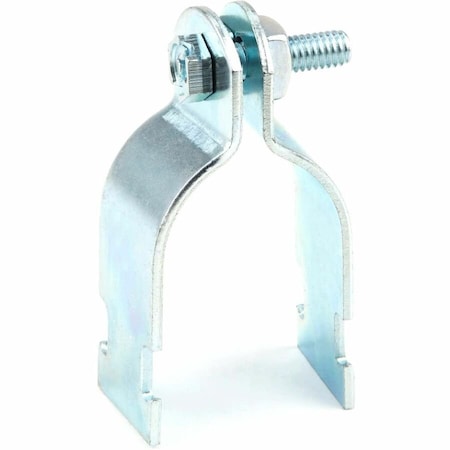 Dottie Clamp, Conduit; Strut Use, 6 in, Steel, Electro Galvanized SC600R