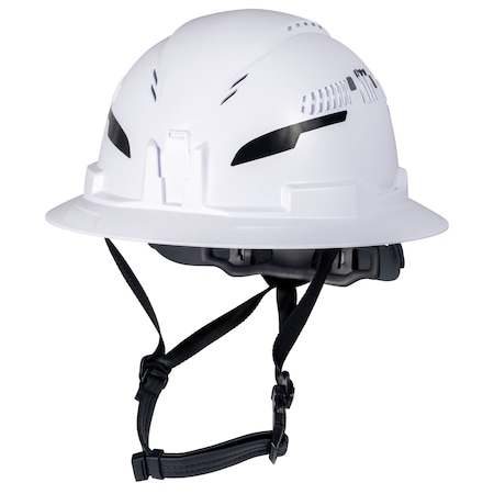 Klein Tools Type-2 Hard Hat, Vented Full Brim Style, White 60401T2