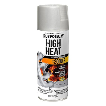 Rust-Oleum 12 oz. Flat Aluminum Engine Enamel 248904 | Zoro