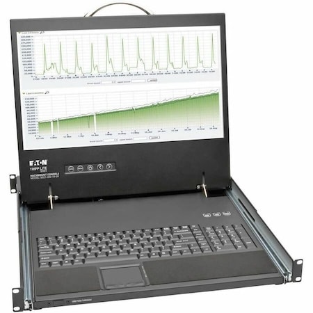 Eaton EATON Tripp Lite Series 1U Rack-Mount Console with 19-in. LCD, Short-Depth; TAA Compliant B021-000-19-SH