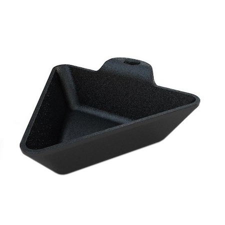 Lodge Heat-Treated 10 Ounce Triangular Cast Iron Mini Server, 6PK HMST