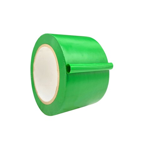 Wod Tape PVC, Kelly Green, 3 inch (72mm) W., 5 mil Thickness, 16 PK WOD VTC605-03000-16-60-KGR