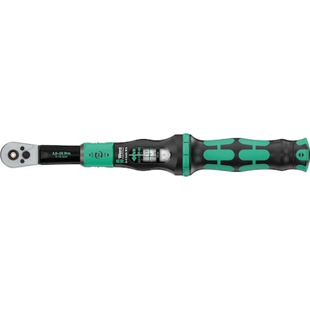 Wera Click-Torque Lock A 6 R/L Torque wrench, adjustable, , 2.5-25 Nm, 1/4 in x 2.5-25 Nm 5075694001