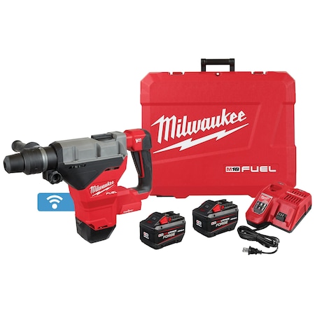 Milwaukee Tool M18 FUEL 1-3/4" SDS MAX Rotary Hammer Kit w/ (2) 12.0 Battery 2718-22HD