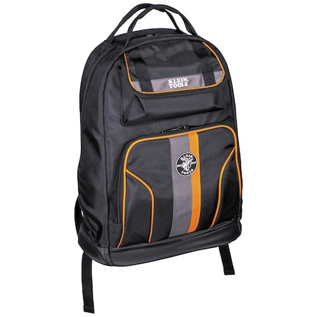 Klein Tools Tool Backpack, Black, Polyester, 35 Pockets 55475