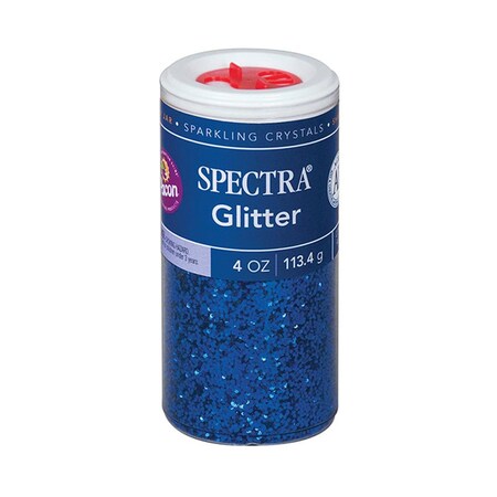 Pacon 4 oz Spectra Glitter, Blue - 6 Each PAC91650-6