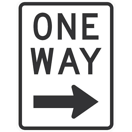 Lyle R6-2R, One Way (Right Arrow) G-10278-EG_18x24