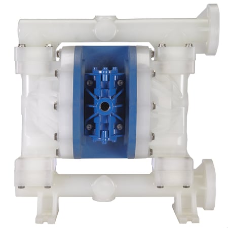 Finish Thompson Double Diaphragm Pump, Polypropylene, 1 in FT10P-PP-2TPC-F1