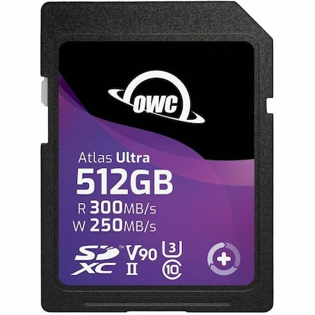 Owc 512GB OWC ATLAS SDXC V90 CARD 512GB OWC ATLAS ULTRA SDXC V90 CARD OWCSDV90U0512