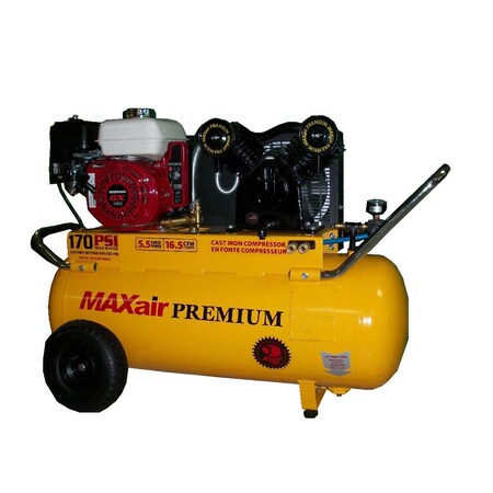 Maxair 25 Gallon Elec Start Premium Air Compressor P55GE25H1 + MAP