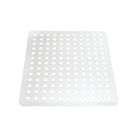 Idesign Sink Mat, 12-1/2 in L, 11 in W, 0.1 in Thick, PVC, Clear 36600