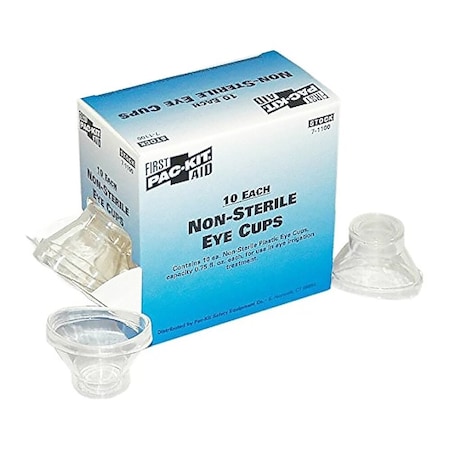 Pacc-Kit Safety Equipment Cup Eye Wash, 10PK 6925698