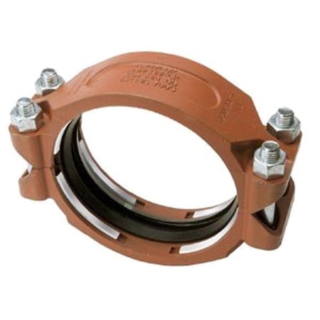 Gruvlok Clamp, DI, Grooved 10 in, Grooved 10 in 0390007458