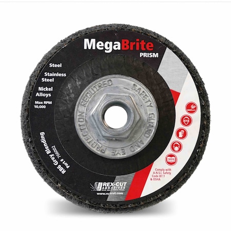 Megabrite PRISM GRY Surface Conditioning Disc 5 X 766055