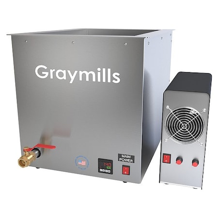 Graymills Parts Washer, Tank SS, 17 gal, 24" W BTU2014-A