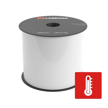Labeltac High Temperature Supply 4in x 100ft LT4/Pro X, White LT402HT