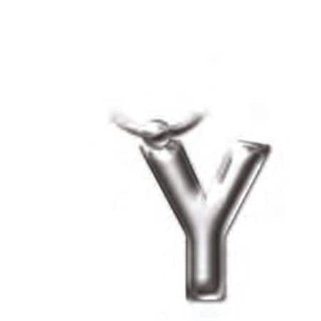 That Company Called If Solid Metal Initial Keyring - Y 2222