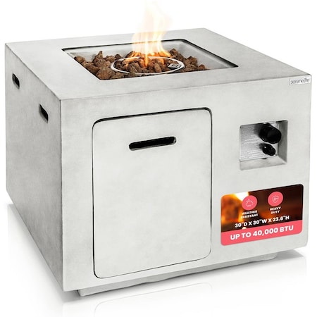 Serenelife Propane Gas Fire Pit Table SLNFCNY66