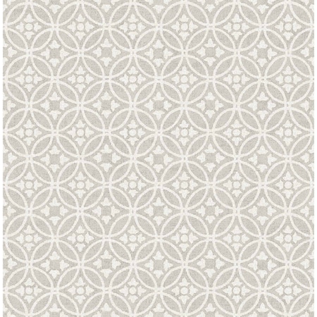 A-Street Prints Larsson Grey Ogee Wallpaper 2970-26135