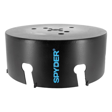 Spyder RCE Hole Saw, Carbide Tipped Tct, 6-3/8'' 600117CF