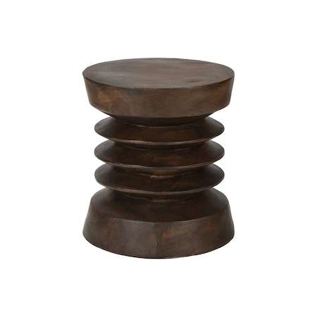 Monarch Specialties Accent Table 25"h, Indoor or Outdoor, Side Table, Nightstand, Round, Walnut, Contemporary I 4155