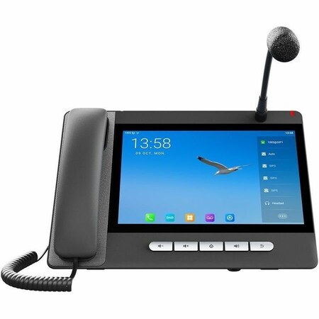 Fanvil SIP Console Phone Android 9.0 OS 10.1 in Color Touch Screen Gooseneck Microphone Visualized Group A32I