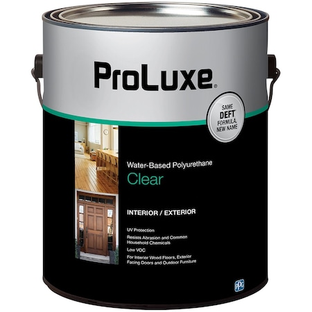 Proluxe 1 Qt Clear Interior and Exterior Water-Based Polyurethane, Satin PLX259/04