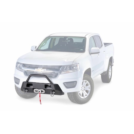 Warn Winch Mount For Zeon/ VR EVO Winches, Steel, Black 103210