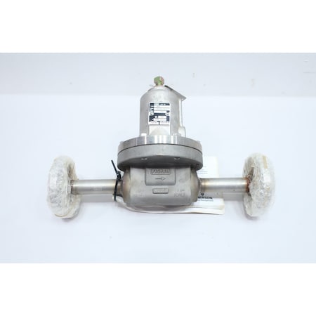 Fisher STAINLESS FLANGED PRESSURE REDUCING REGULATOR VALVE 1IN 25-75PSI 98H