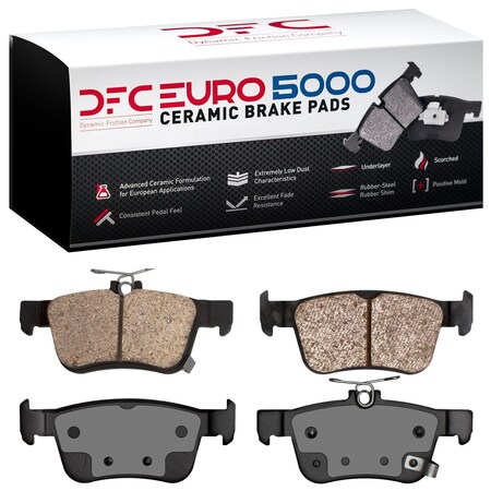 Dfc 5000 Euro Ceramic Disc Brake Pad Set,  1600-1878-00