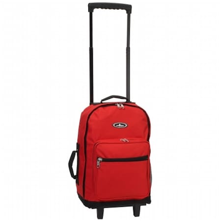 Everest Trading Everest 17 in. Telescoping Rolling Backpack 1045WH-RD