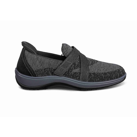 Orthofeet Amalya Wmn Hf Athl Blk, Size 8 80061