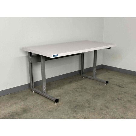 Stackbin Bolted Workbenches, 48"W, Adj. H, 1000lb E4830-2011-BG