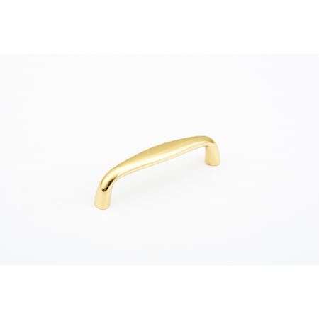 Schaub 3in Center to Center Traditional Cabinet Pull Bright Brass Finish 721-03