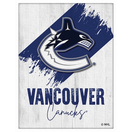 Holland Bar Stool Co Vancouver Canucks 24 in. x 32 in. Canvas Wall Art LCnvs