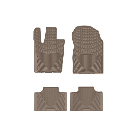 Weathertech Tan, Front and Rear All Weather Floor Mats W399TN-W585TN