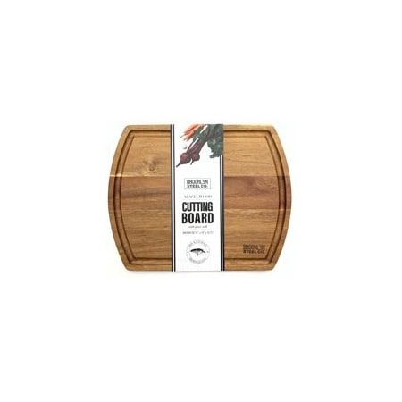Bklyn Steel Co. Acacia Nova Cutting Board with Juice Well - Md 28896
