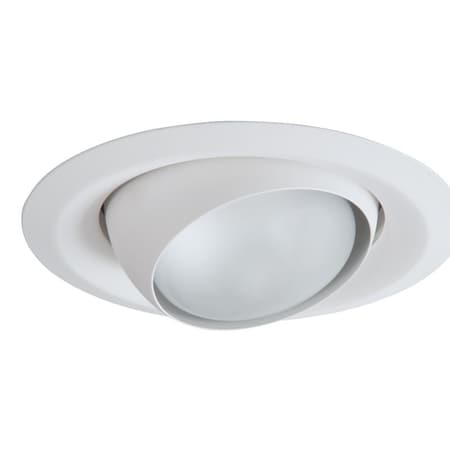 Eaton Lighting Eyeball Trim, Aluminum Body, White RE-6130WH