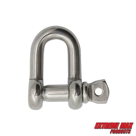 Extreme Max Extreme Max 3006.8269 BoatTector Stainless Steel Chain Shackle - 7/16" 3006.8269
