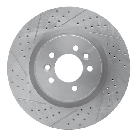 Dynamic Friction Co DFC Geoperformance Rotor - Drilled and Slotted 830-11011L