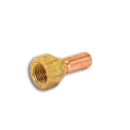 Carrier STREAMLINE 1/2 BRASS INTERNAL FLARE TO EXTENSION SOLDER CONNECTOR A15727