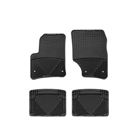 Weathertech Black, Front and Rear All Weather Floor Mats W46-W20