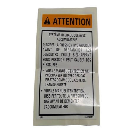 Cnh DECAL, CNH OEM 353242A1 353242A1