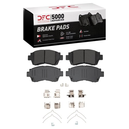 Dfc 5000 Advanced Disc Brake Pad Set,  1551-0476-01