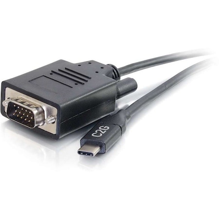 C2G 15FT USB C TO VGA ADAPTER CABLE - VIDEO ADAPTER 26893