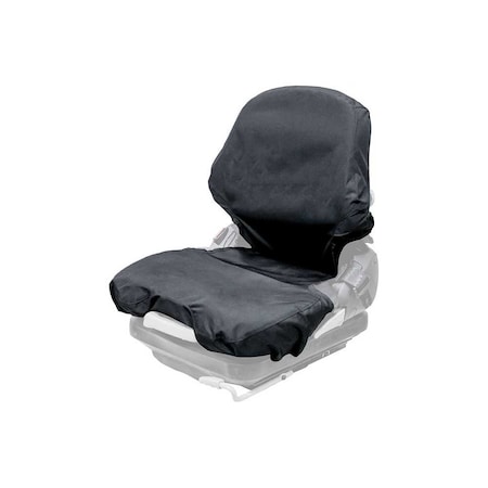 Uni Pro Seat + Backrest Cover Kit for 136 or Grammer 531 Seats, Black Endura Fabric 9124
