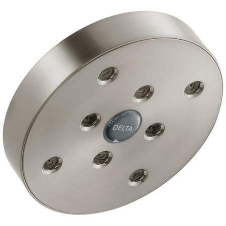 Delta Universal Showering Components H2Okinetic Raincan Single-Setting Shower Head In Stainless RP70175-SS20