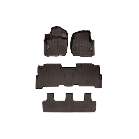 Weathertech Cocoa, Front, rear, and rear Floorliners 471665-1-2-4712956