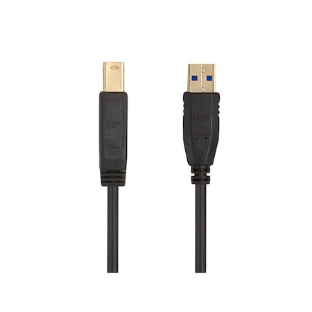 Monoprice Select USB 3.0 Type-A to Type-B Cable_ 3ft_ Black 38603